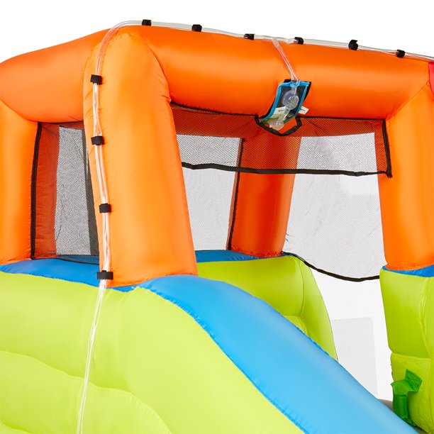 Banzai 2-in1 Slide & Bounce Ultimate Combo Pack Bouncer and Water Parks