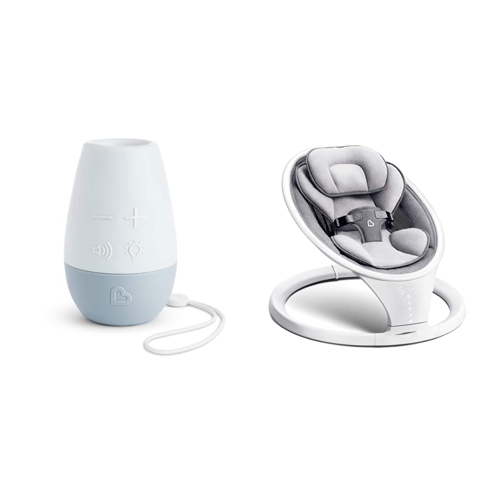 Bluetooth Enabled Lightweight Baby Swing with Natural Sway in 5 Ranges of Motion, Includes Remote Control
