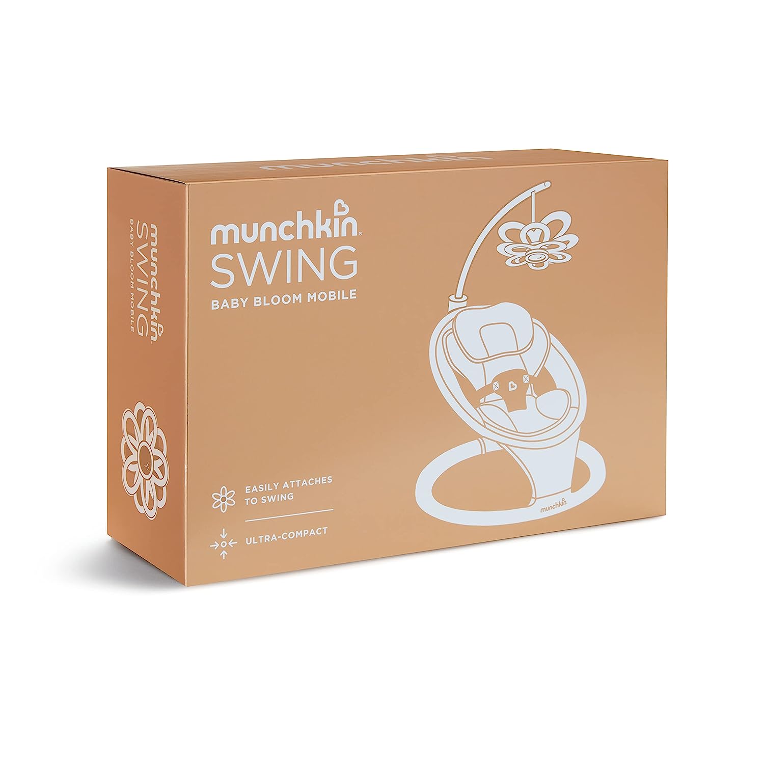 Bluetooth Enabled Lightweight Baby Swing with Natural Sway in 5 Ranges of Motion, Includes Remote Control