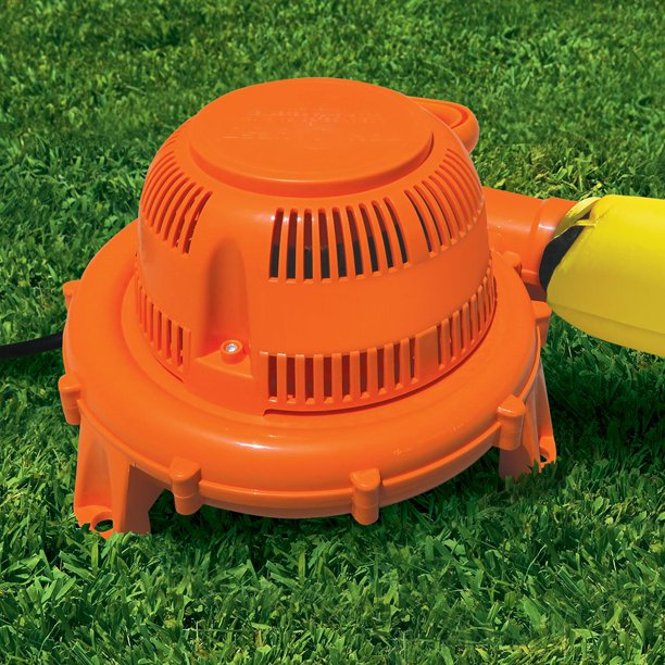 Banzai Inflatable Big Blast Cannon Splash Slide Lagoon Pool Outdoor Water Park