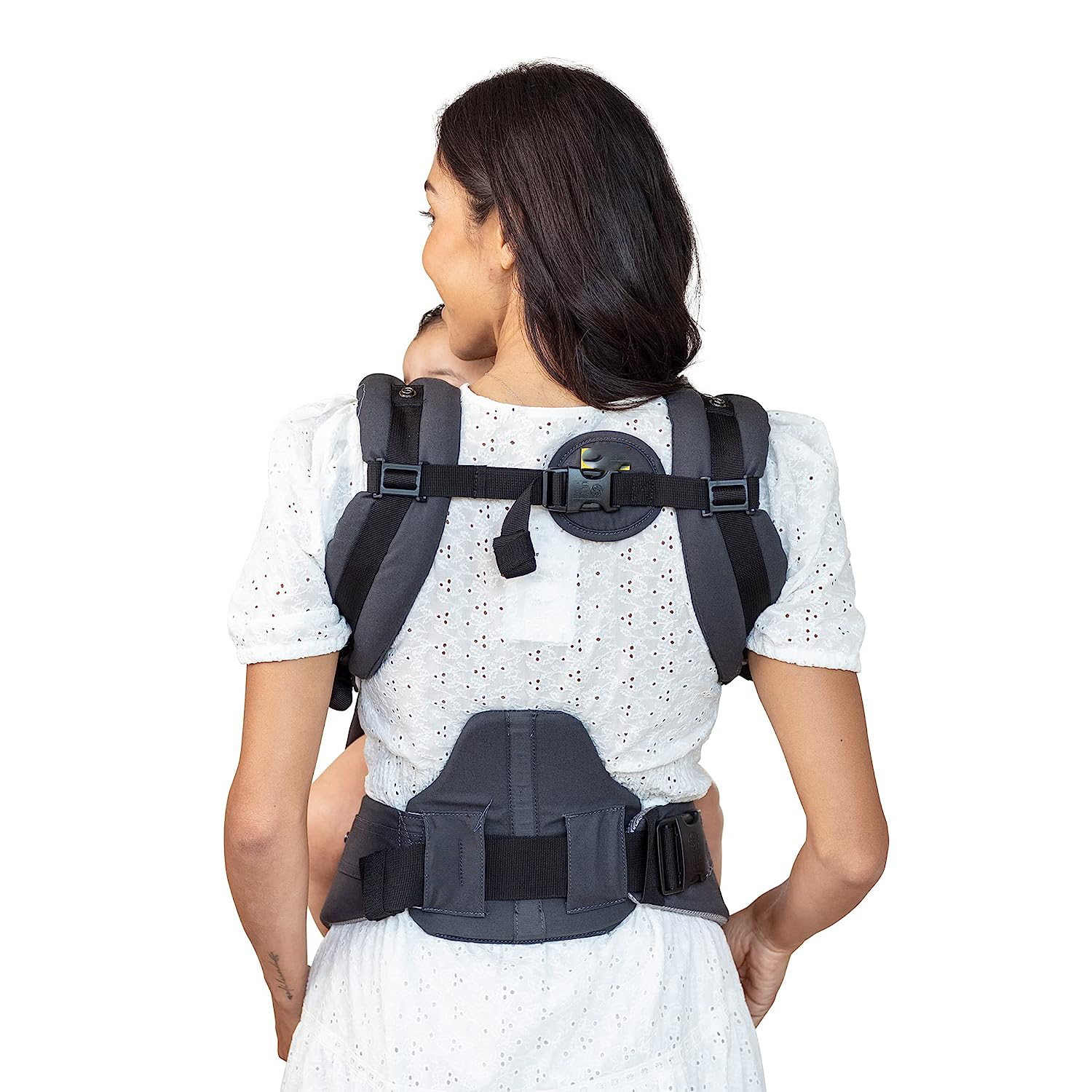 Complete All Seasons Ergonomic 6-in-1 Baby Carrier Newborn to Toddler - with Lumbar Support - for Children 7-45 Pounds - 360 Degree Baby Wearing - Inward & Outward Facing - Stone
