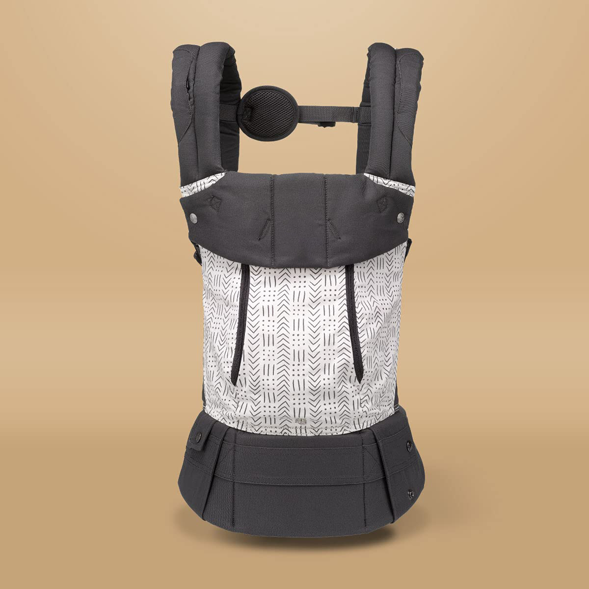 Complete All Seasons Ergonomic 6-in-1 Baby Carrier Newborn to Toddler - with Lumbar Support - for Children 7-45 Pounds - 360 Degree Baby Wearing - Inward & Outward Facing - Stone