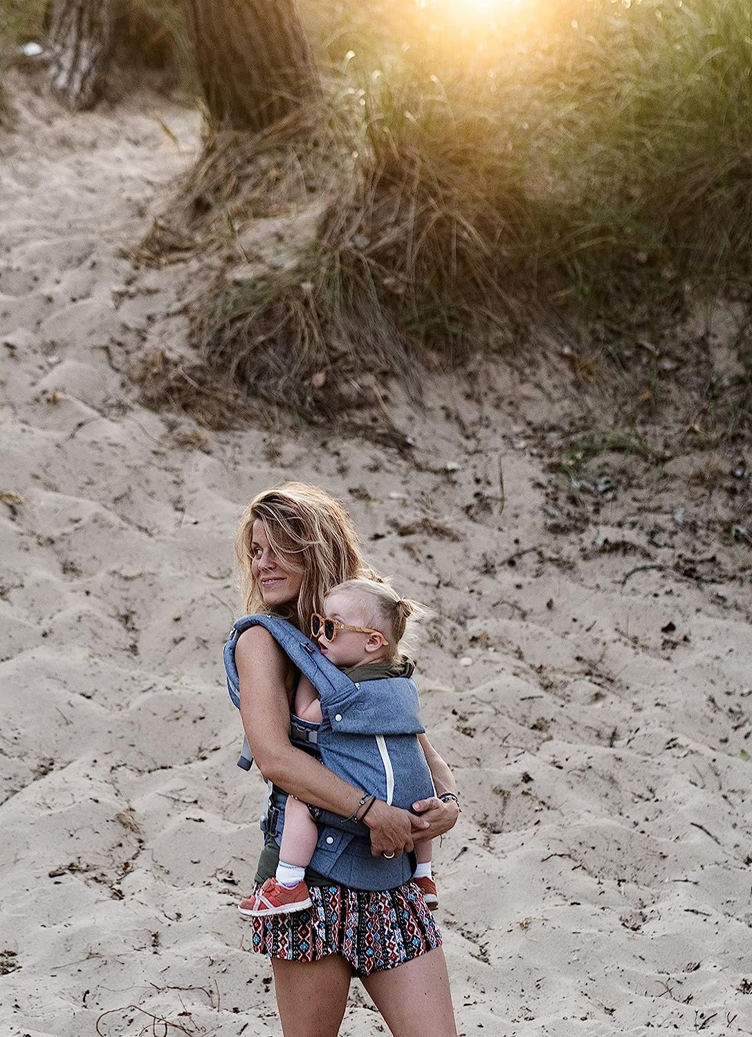 Complete All Seasons Ergonomic 6-in-1 Baby Carrier Newborn to Toddler - with Lumbar Support - for Children 7-45 Pounds - 360 Degree Baby Wearing - Inward & Outward Facing - Stone