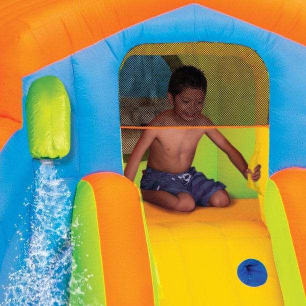 Banzai Adventure Club Outdoor Inflatable Water Park & Dual Slides, Ages 5 & Up, Unisex