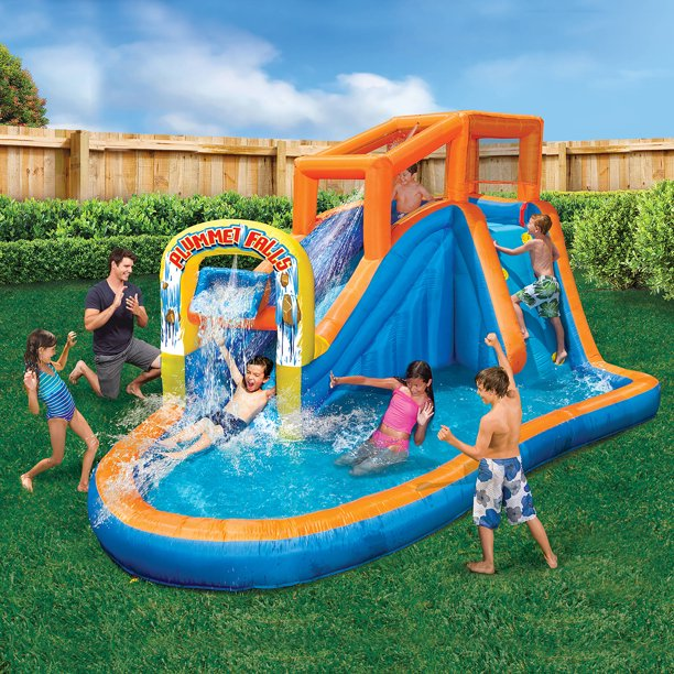 Banzai Plummet Falls Adventure Slide Inflatable Outdoor Waterslide