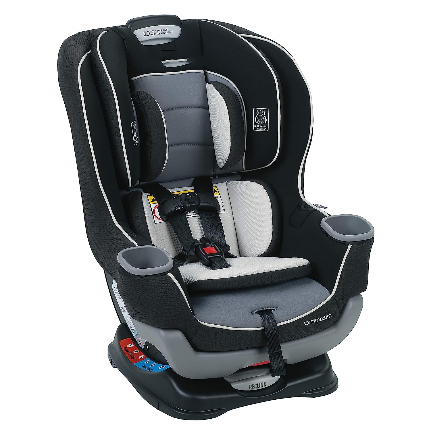 Extend2Fit Convertible Car Seat, Ride Rear Facing Longer with Extend2Fit, Gotham