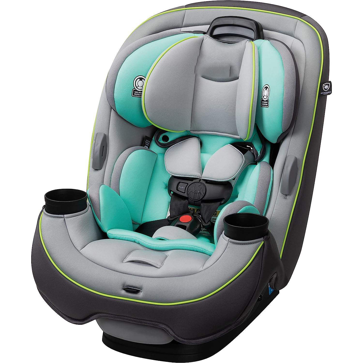 Safety 1st Grow and Go All-in-One Convertible Car Seat, Rear-facing 5-40 pounds, Forward-facing 22-65 pounds, and Belt-positioning booster 40-100 pounds, Carbon Wave