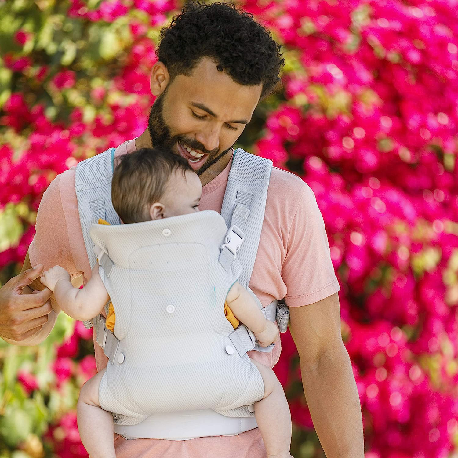 Advanced 4-in-1 Carrier - Ergonomic, convertible, face-in and face-out front and back carry for newborns and older babies 8-32 lbs