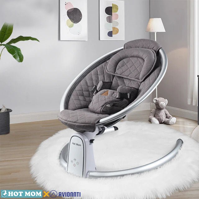 Luxury Electric Baby Swing Bouncer Infant Rocking Chair