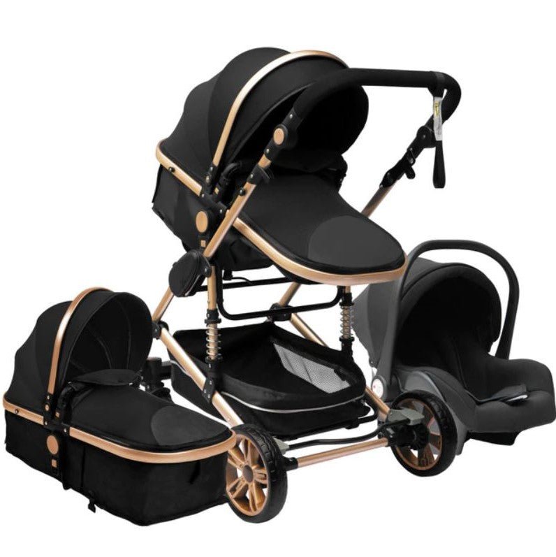 Luxury 3-in-1 Baby Stroller Car Seat Combo Travel System