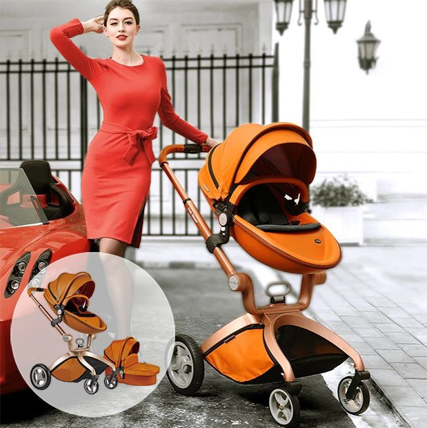 Luxury Baby Stroller Combo Travel System With Bassinet