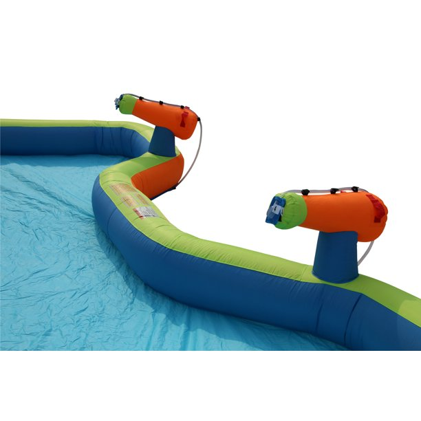 Banzai Adventure Club Outdoor Inflatable Water Park & Dual Slides, Ages 5 & Up, Unisex