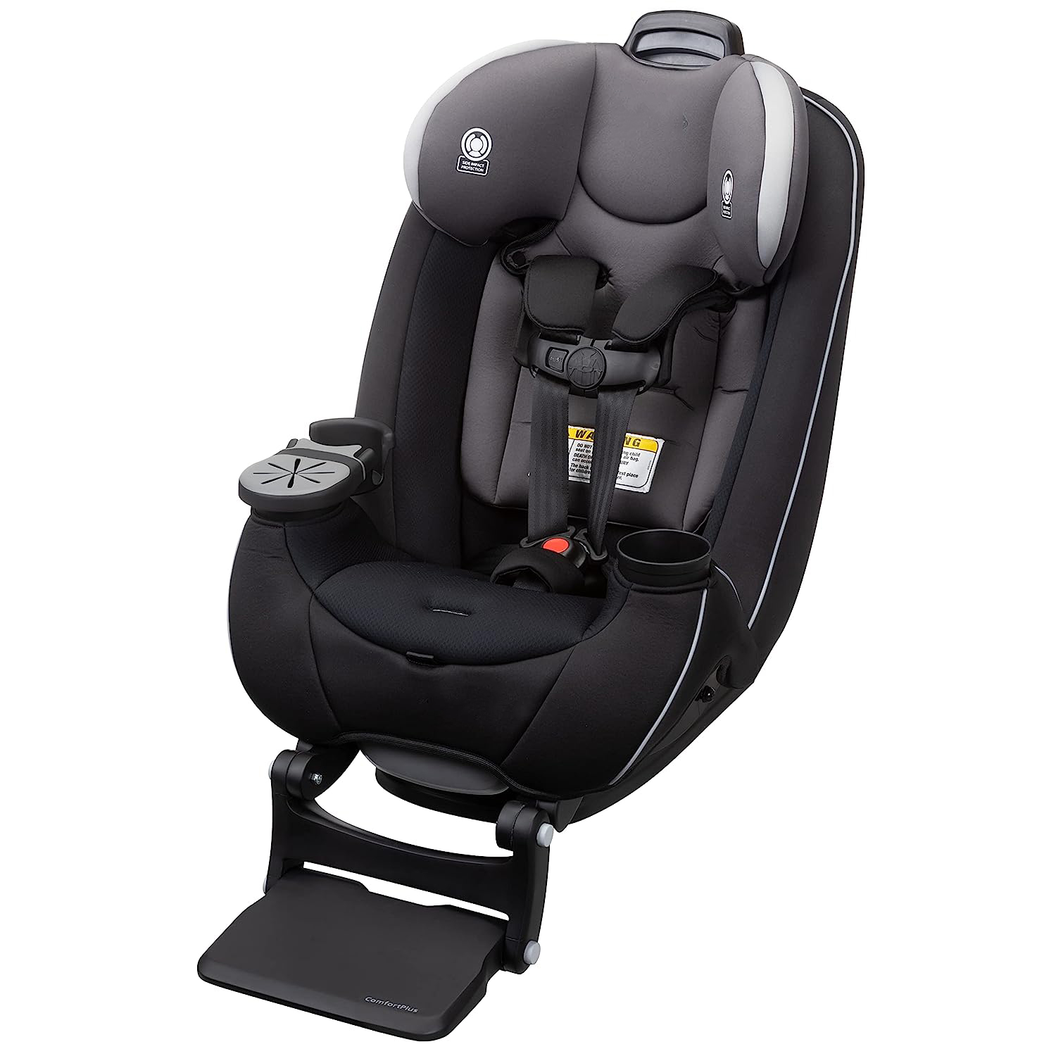 Safety 1st Grow and Go All-in-One Convertible Car Seat, Rear-facing 5-40 pounds, Forward-facing 22-65 pounds, and Belt-positioning booster 40-100 pounds, Carbon Wave