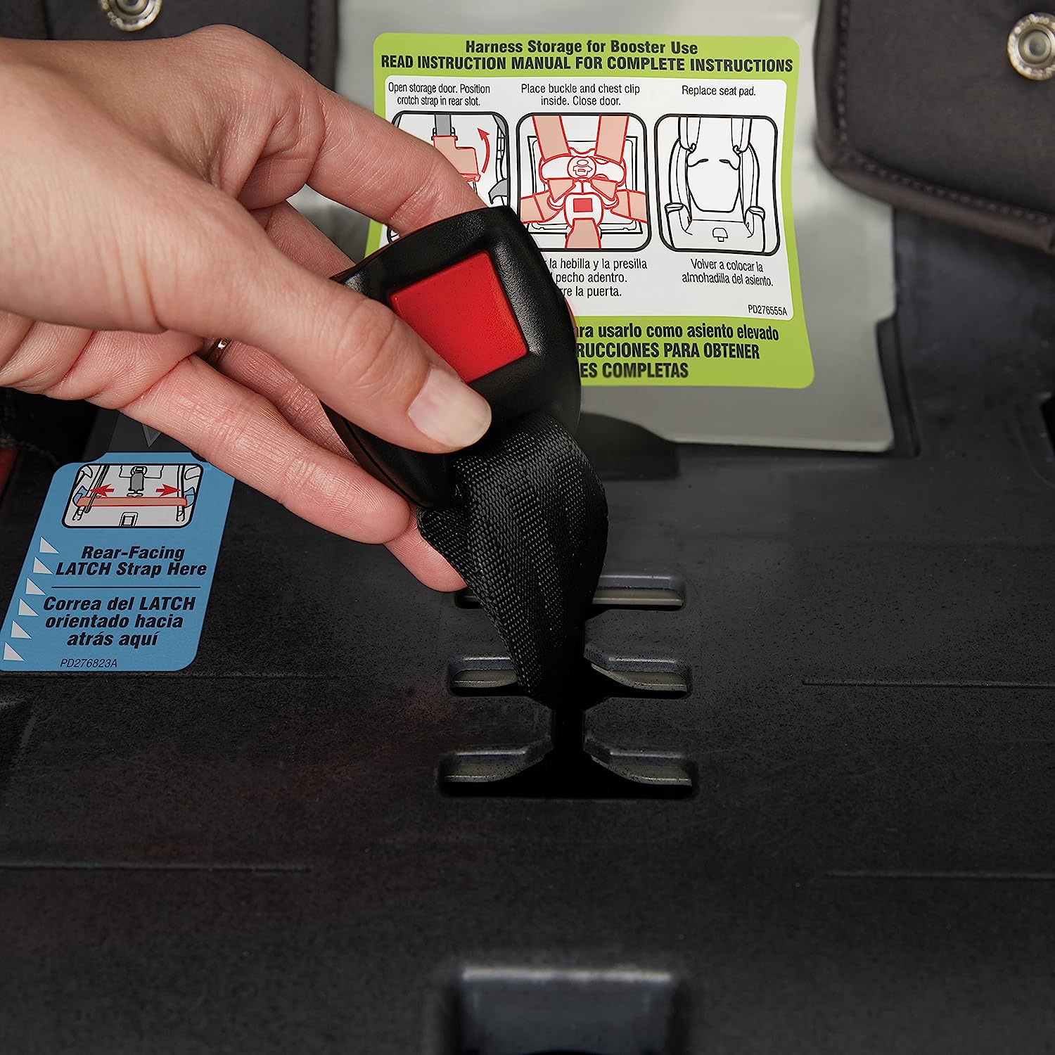 Slimfit 3 in 1 Car Seat -Slim & Comfy Design Saves Space in Your Back Seat, Darcie, One Size