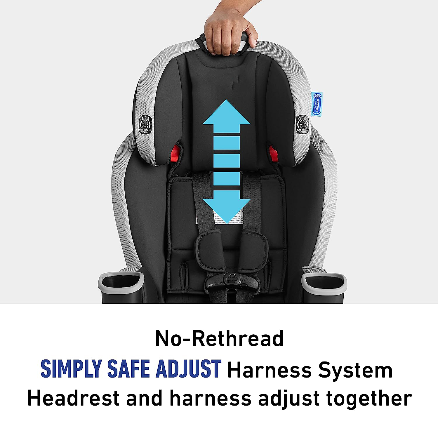 Extend2Fit Convertible Car Seat, Ride Rear Facing Longer with Extend2Fit, Gotham