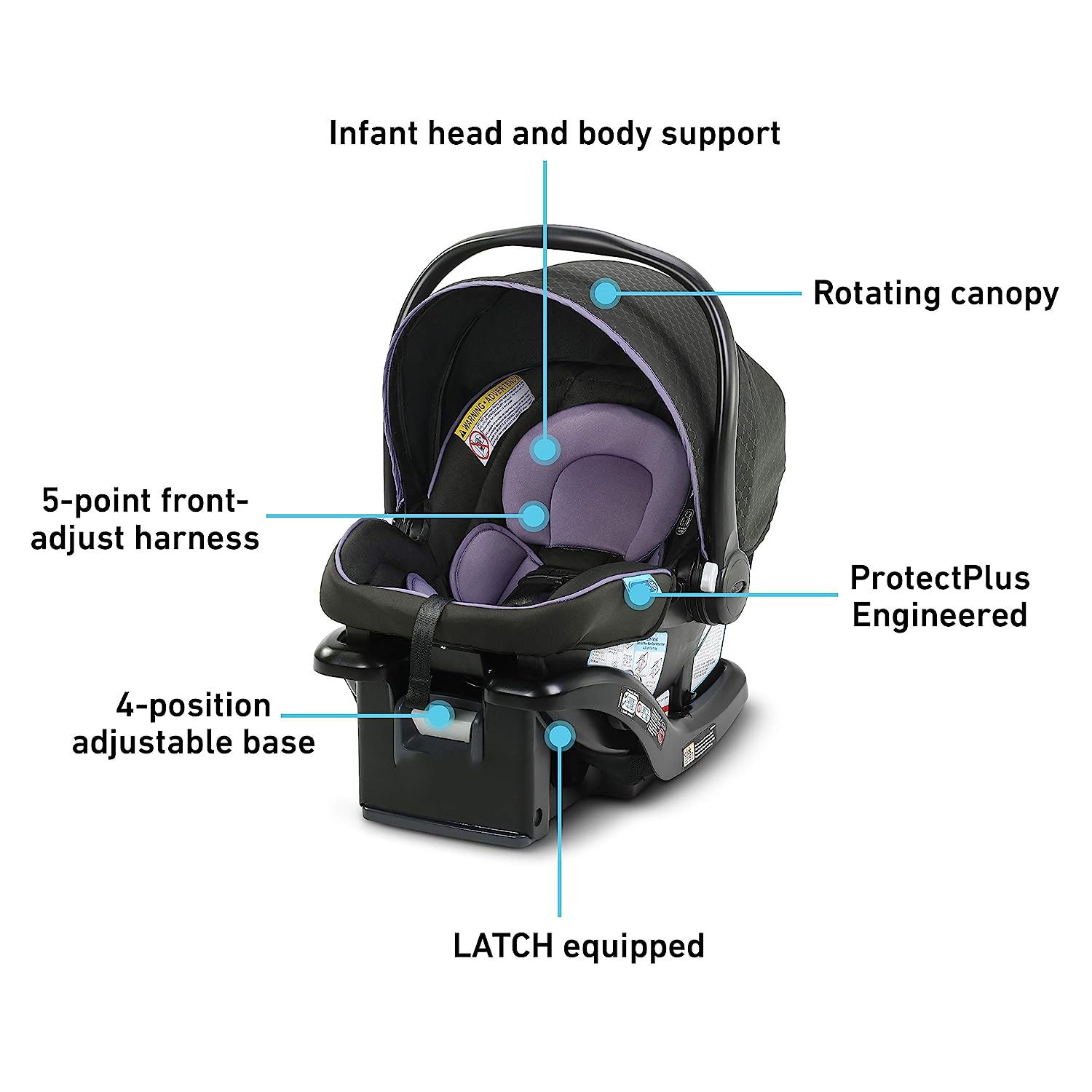 SnugRide 35 Lite LX Infant Car Seat, Hailey