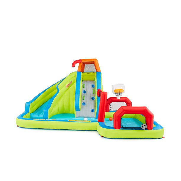 Banzai 2-in1 Slide & Bounce Ultimate Combo Pack Bouncer and Water Parks