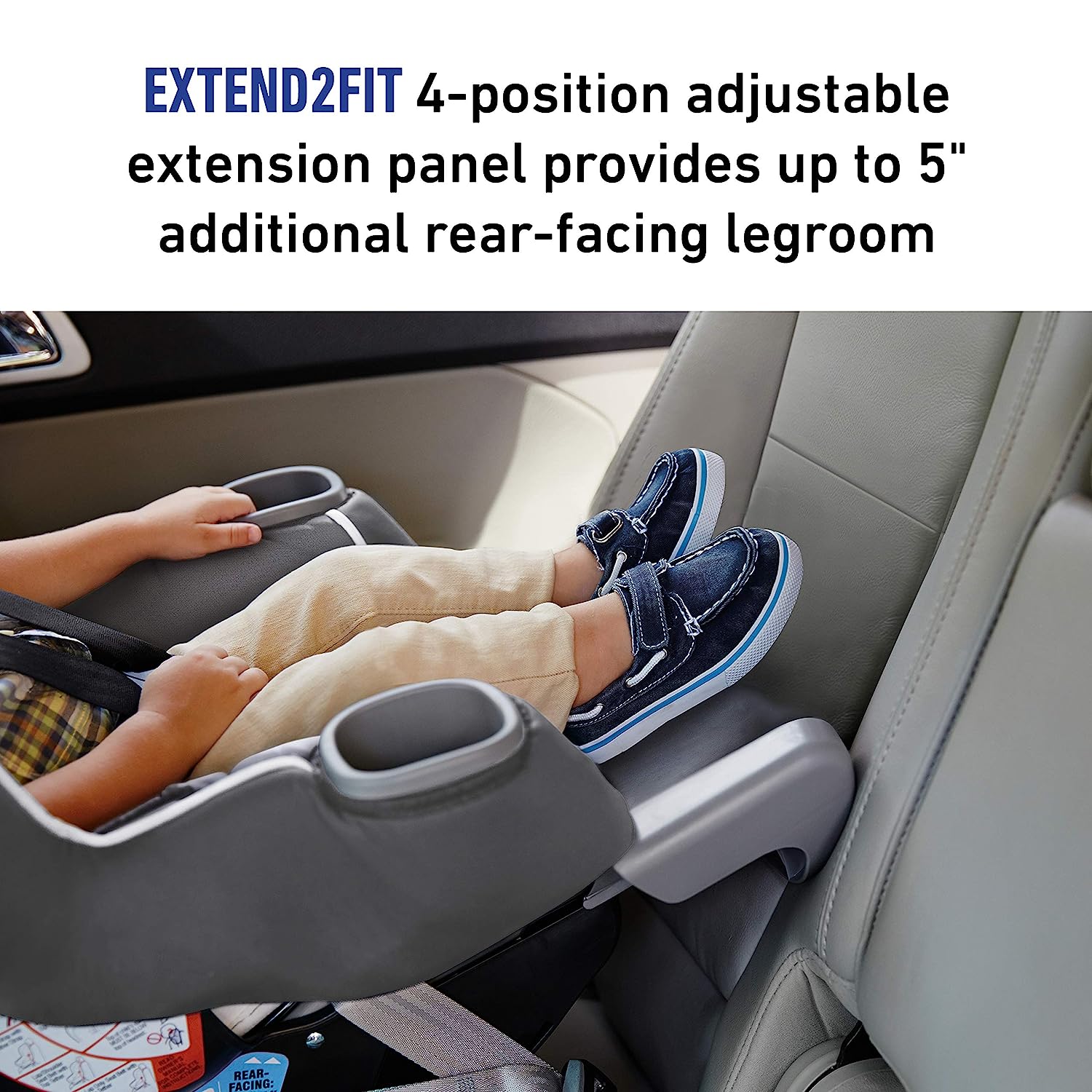 Extend2Fit Convertible Car Seat, Ride Rear Facing Longer with Extend2Fit, Gotham