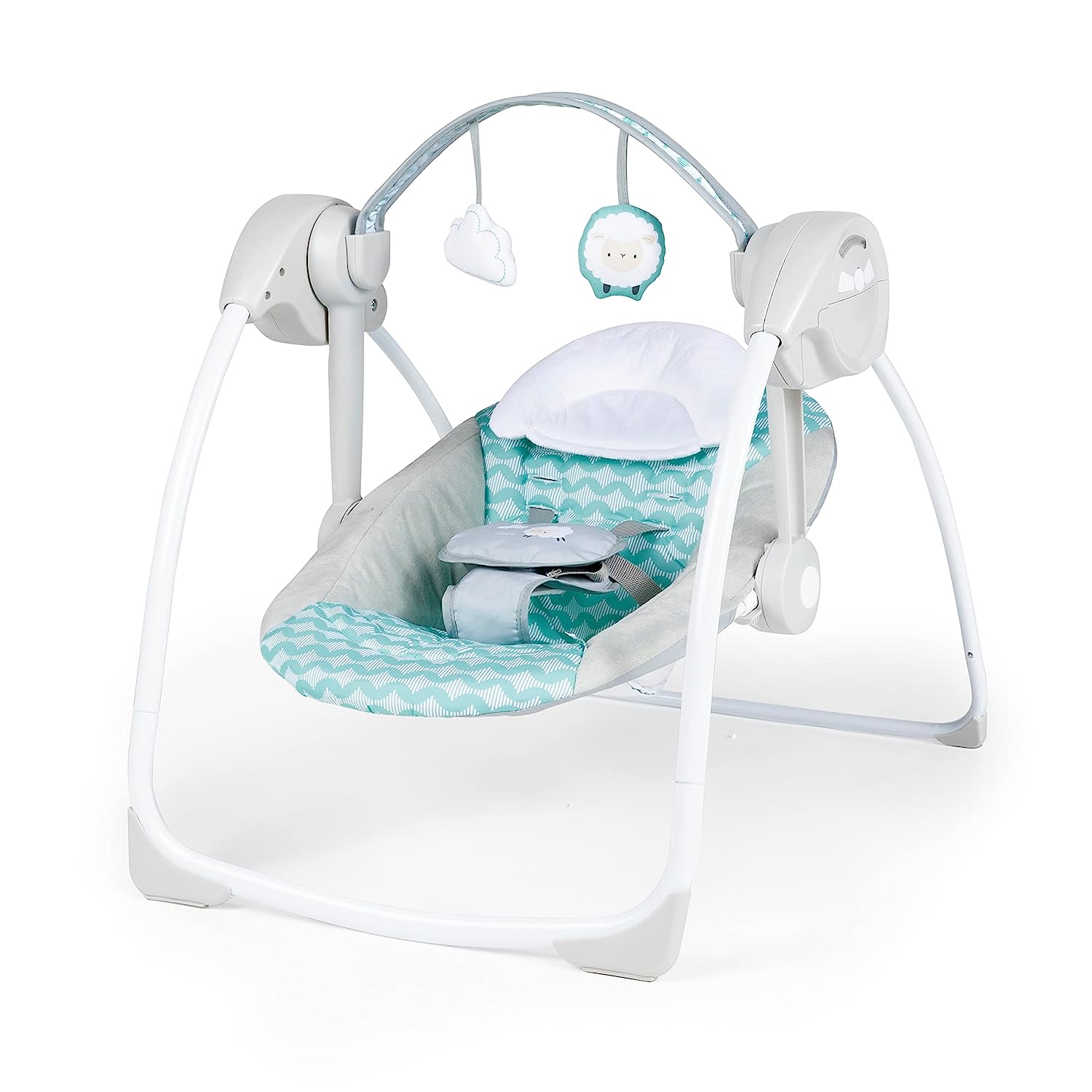 Easy-Fold Portable Baby Swing, 0-9 Months Up to 20 lbs (Goji)