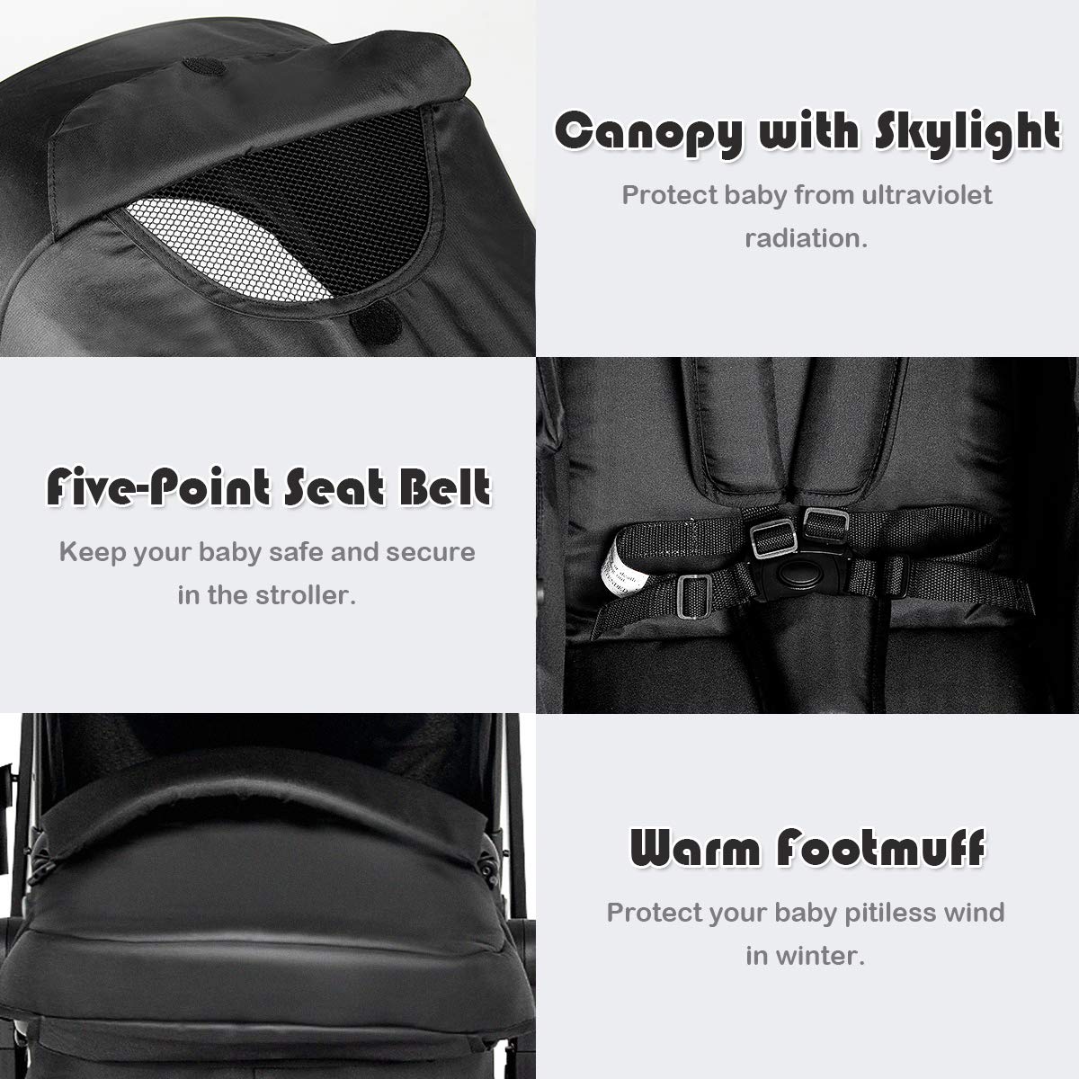 Baby Stroller, High Landscape Convertible Infant Bassinet Stroller, Adjustable Canopy & Backrest, Storage Basket, Cup Holder, Foldable Newborn Carriage Pram Stroller Pink)