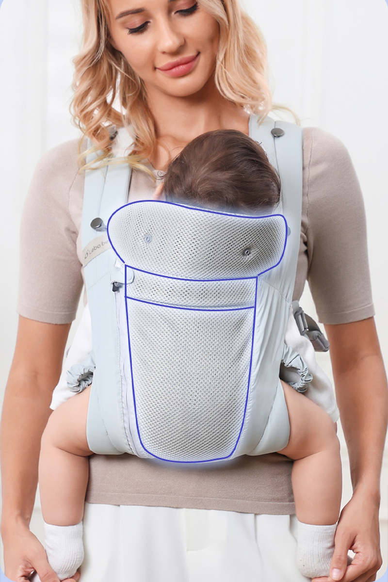 Baby Carrier Newborn to Toddler - All Positions Baby Body Carrier, Baby Carrier Backpack & Baby Front Carrier with Adjustable Seat, Ergonomic Baby Holder Carrier 7-35 lbs (Navy)