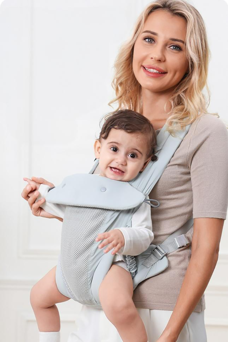 Baby Carrier Newborn to Toddler - All Positions Baby Body Carrier, Baby Carrier Backpack & Baby Front Carrier with Adjustable Seat, Ergonomic Baby Holder Carrier 7-35 lbs (Navy)