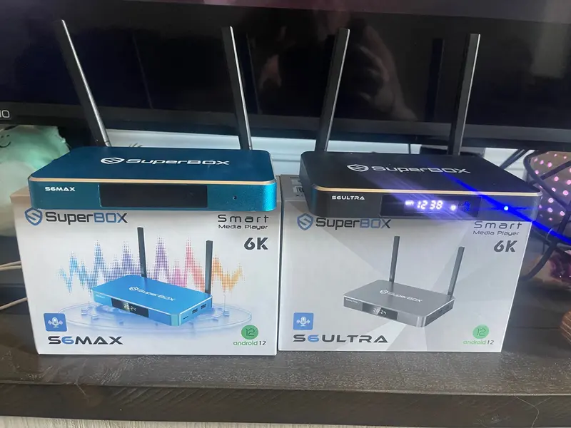 SuperBox S6 Max - Smart TV Box, Android 12 OS, 6k UHD Streaming, Home theater-grade video and audio medium player