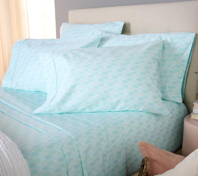 Home Reflections 1200TC Cotton Blend Sateen Sheet Set Pillowcases Durable Fabric