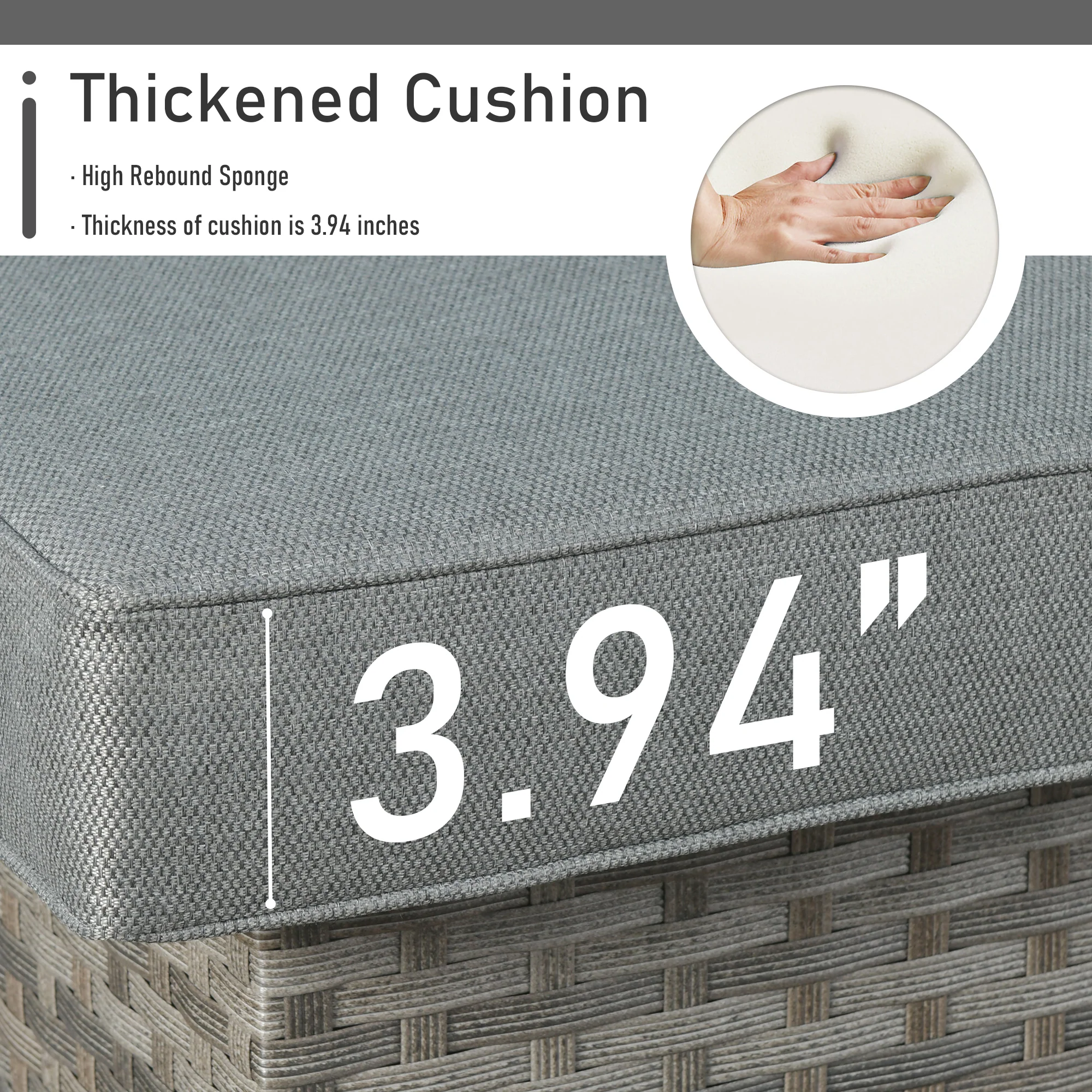 Ovios Patio Furniture Set 13-Piece include 42