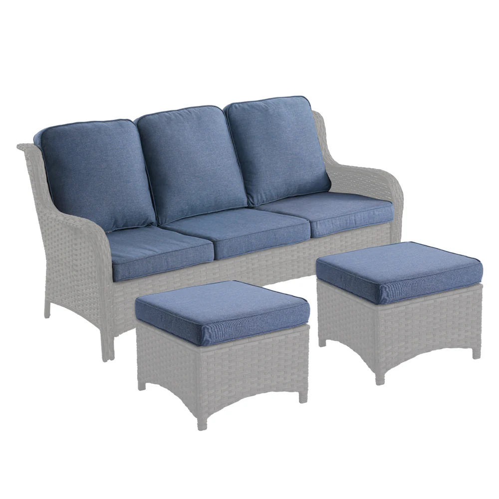 Ovios Kenard Series Replacement Seat, Back Cushion Cover(Refer to the Dimension in Description,Only cover)