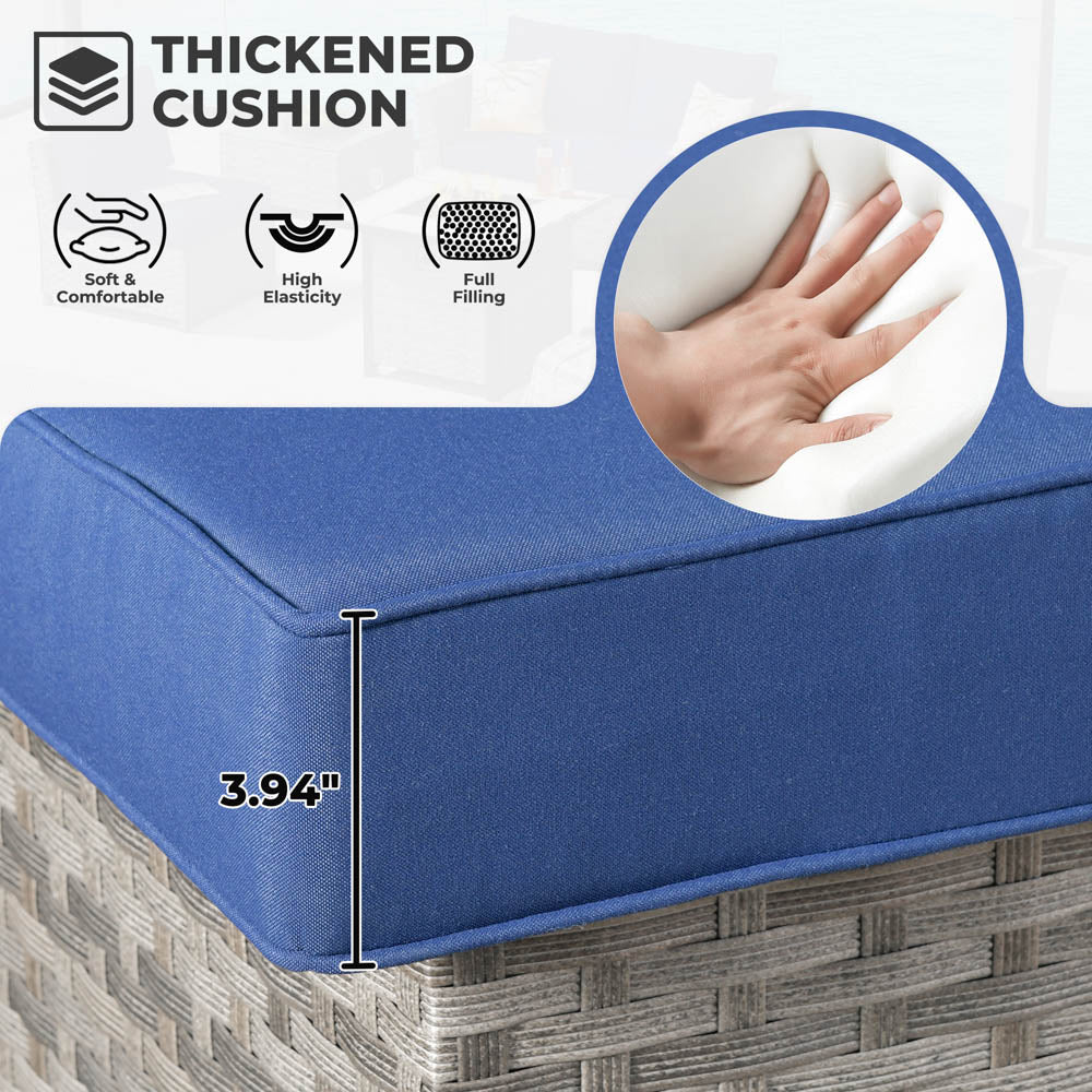 Ovios New Rimaru Series Patio Furniture Set 13-Piece include 42