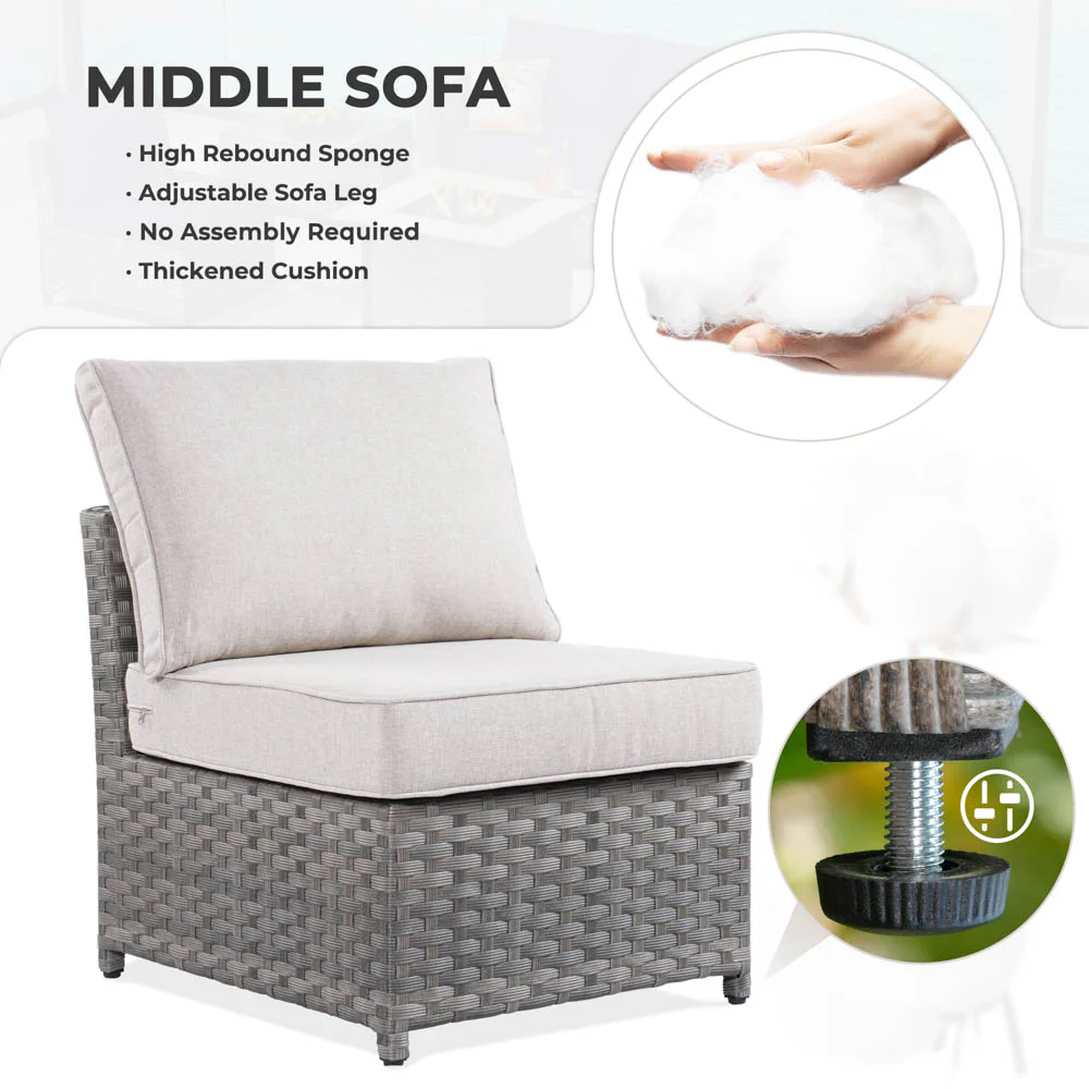 Ovios Patio Furniture Set New Rimaru 6-Piece, Fully Assembled