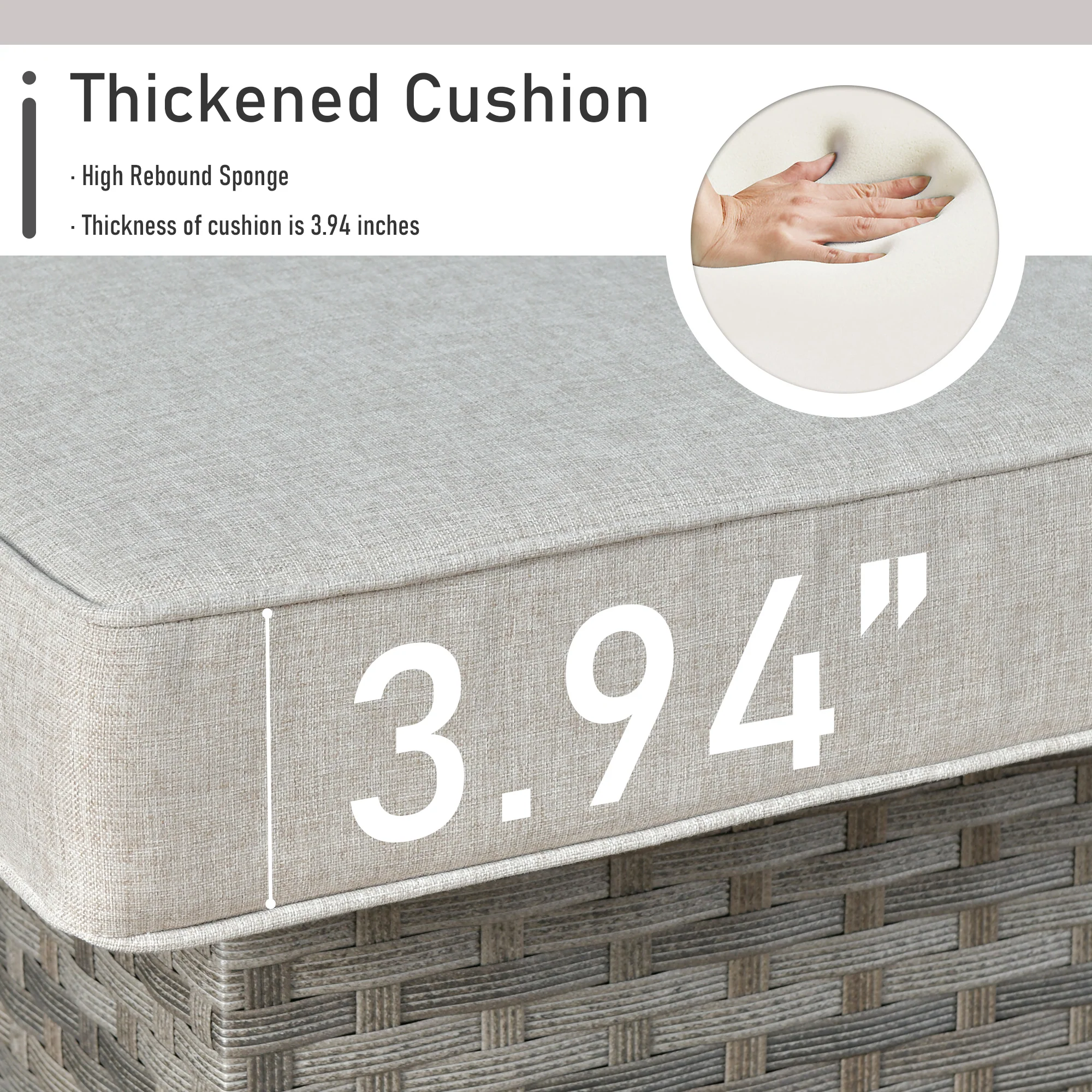 Ovios Patio Furniture Set 13-Piece include 42