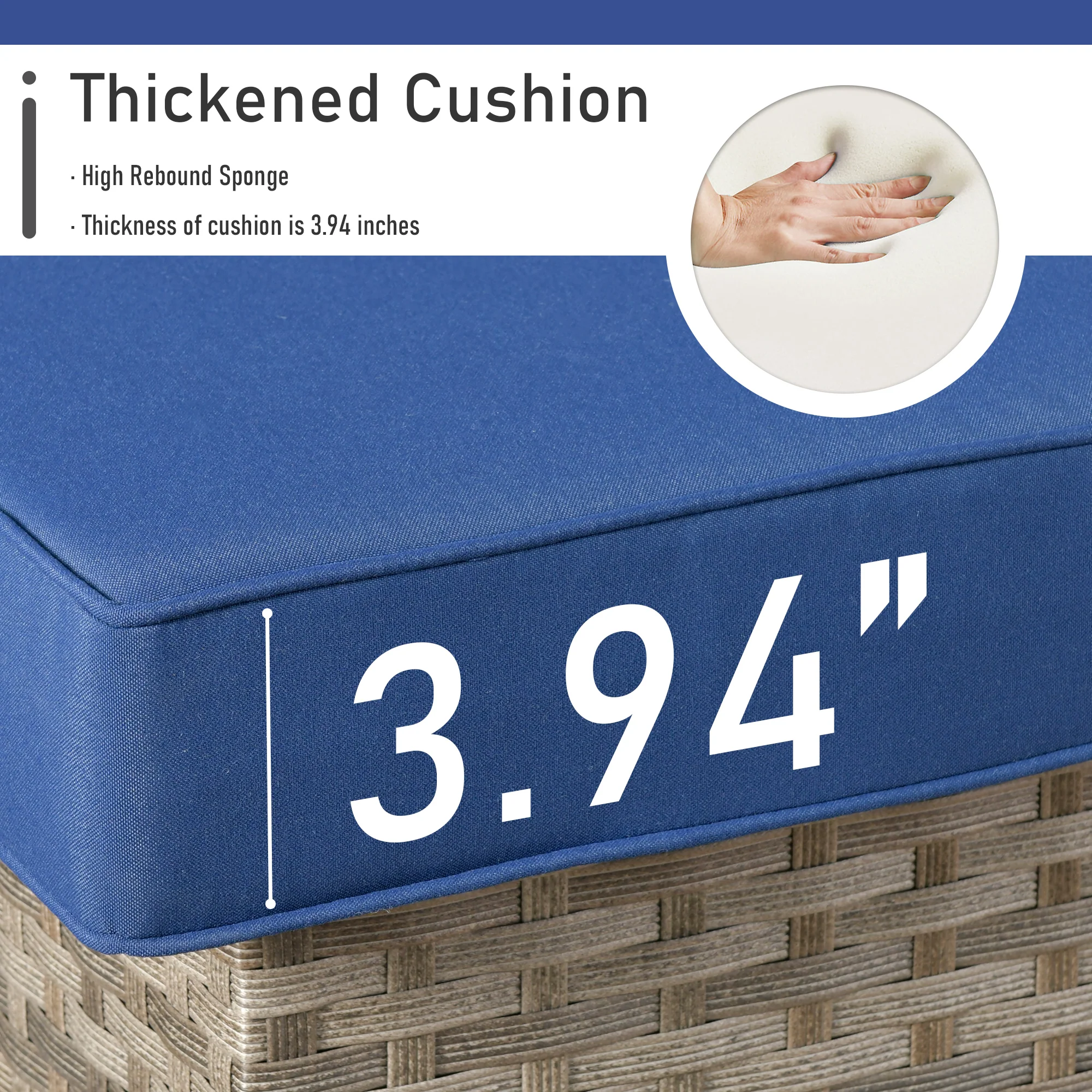 Ovios Patio Furniture Set 13-Piece include 42