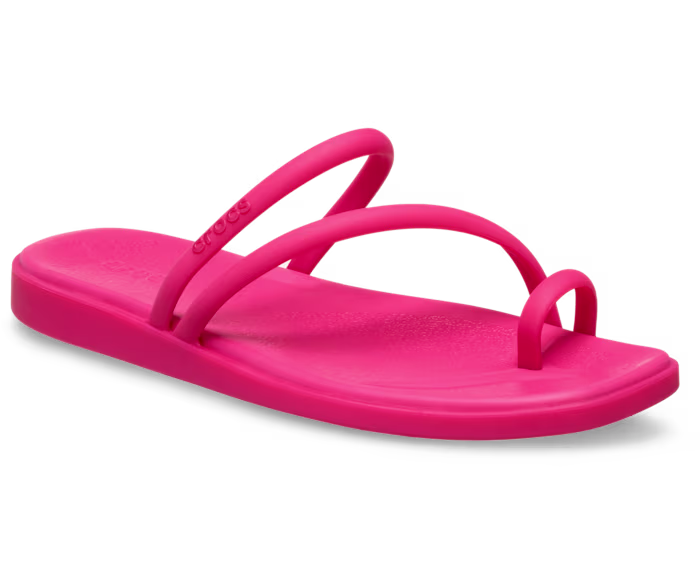 Crocs Women's Miami Toe Loop Sandals, Lightweight Strappy Sandals for the Pool and Beach