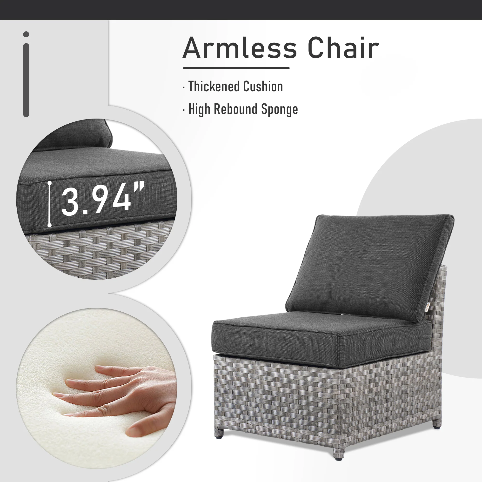 Ovios Patio Furniture Set 13-Piece include 42