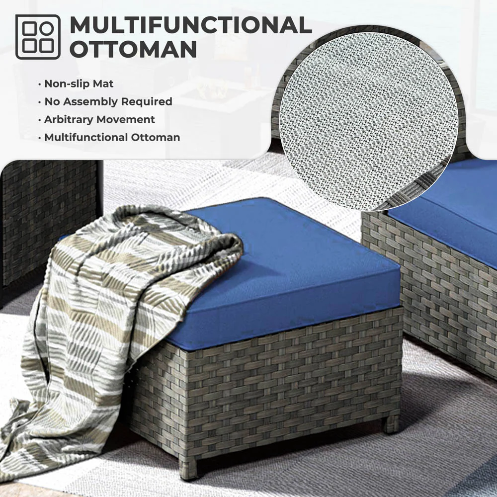 Ovios Patio Furniture Set New Rimaru 6-Piece, Fully Assembled