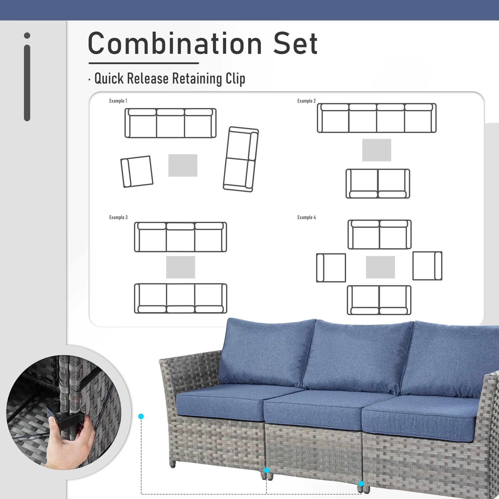 Ovios Patio Furniture Set 13-Piece include 42