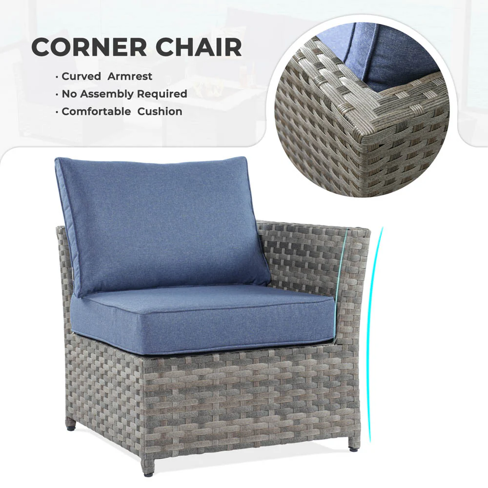 Ovios New Rimaru Series Patio Furniture Set 13-Piece include 42