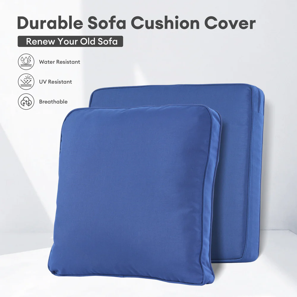 Ovios Kenard Series Replacement Seat, Back Cushion Cover(Refer to the Dimension in Description,Only cover)