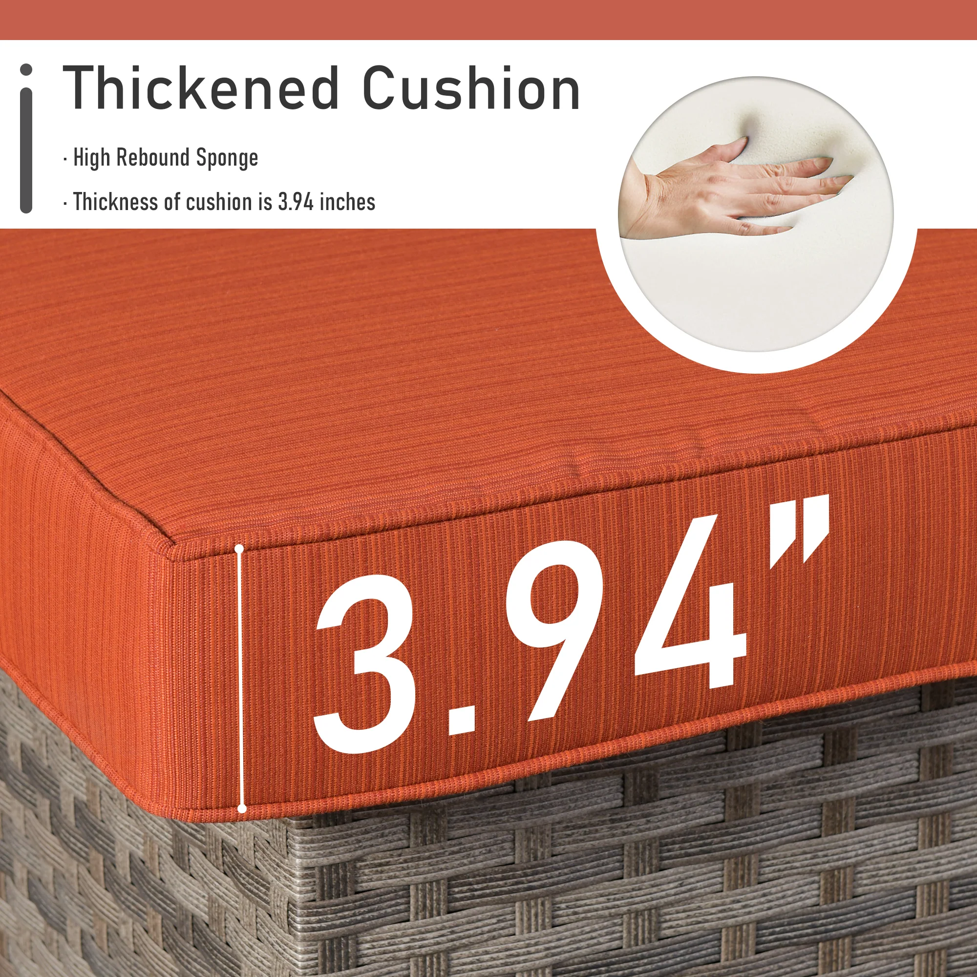 Ovios Patio Furniture Set 13-Piece include 42