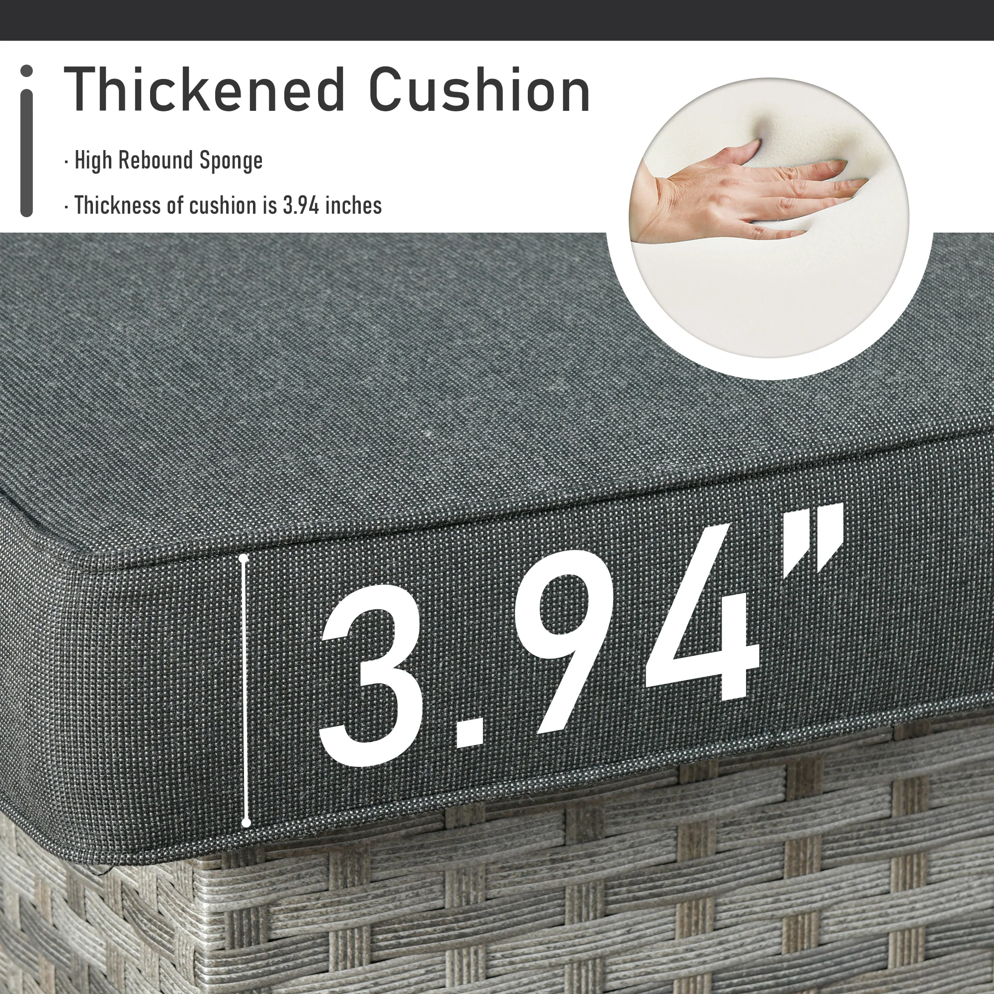 Ovios Patio Furniture Set 13-Piece include 42