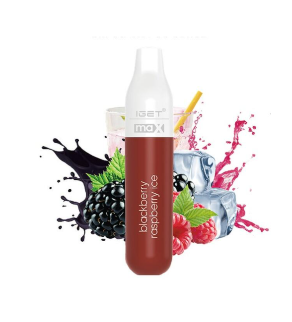 IGET MAX BLACKBERRY RASPBERRY ICE – 2300 PUFFS
