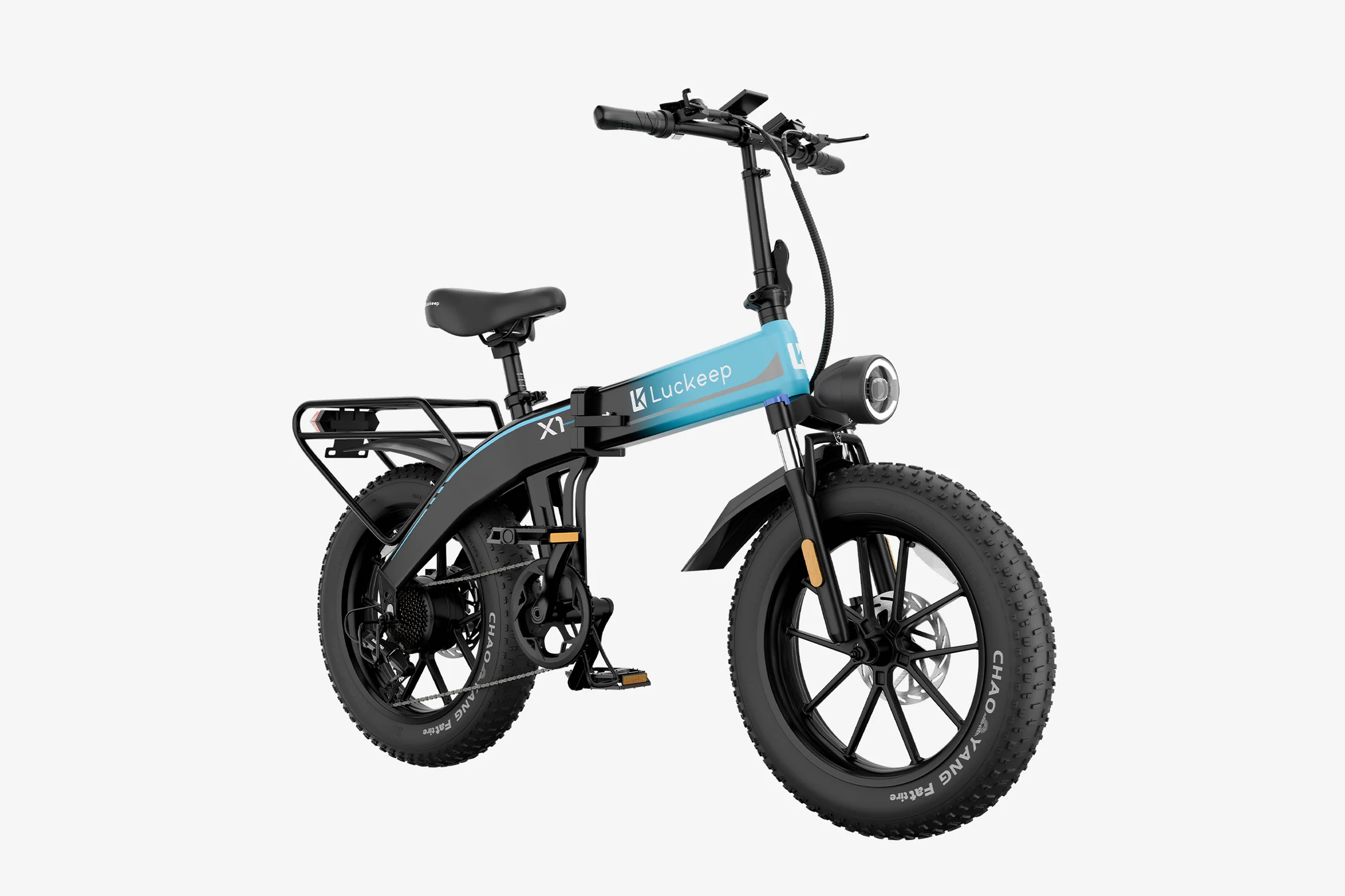 【Christmas discounts 🎄】🔥 Luckeep X1 Folding eBike｜1200W Motor｜48V15Ah Battery｜45 km/h Top Speed｜Long Range｜Off-Road｜Compact & Foldable
