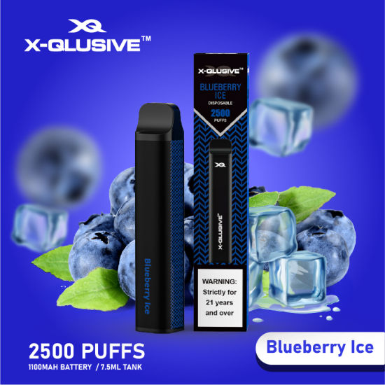 X-QLUSIVE BLUEBERRY ICE – 2500 PUFFS