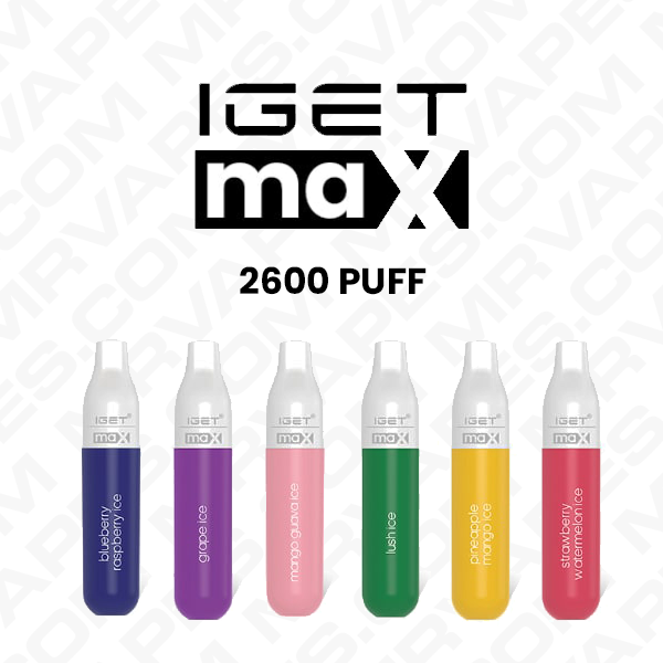 IGET MAX Disposable Vape Wholesale (2300 Puffs)