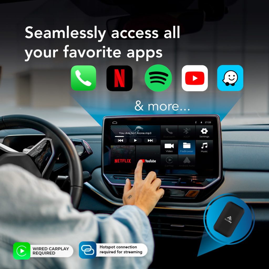 AI Box Lite Plus 2.0 Wireless CarPlay & Android Auto – AutoSky